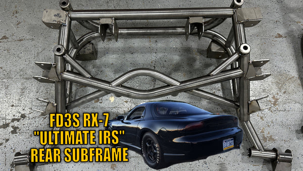 Announcing our new FD3S Ultimate IRS tubular rear subframe
