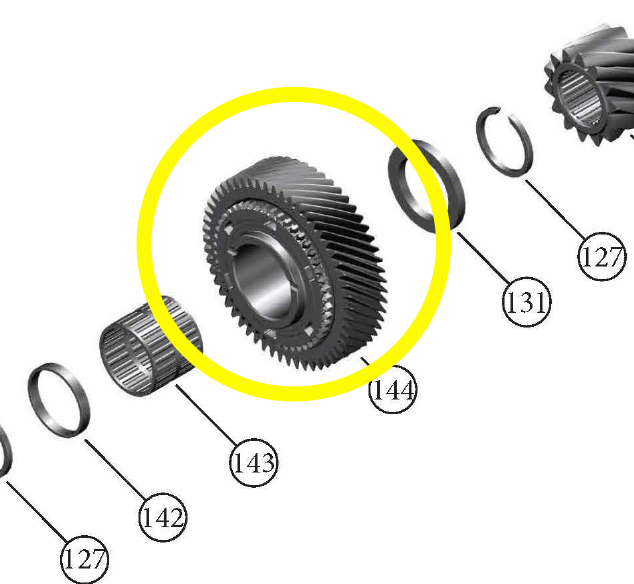 TREMEC T56 Magnum 5th Gear Assembly 0.80 Ratio TUEE16454