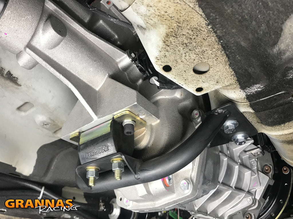 Bolt in T56 Magnum swap kit for the Nissan 240SX S14 Chassis with 2JZ swap