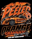 Grannas Racing "PEELED ORANGE" Foxbody Mustang Heavyweight Hoodie