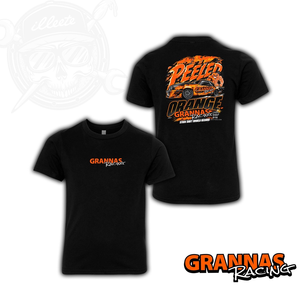 Grannas Racing "PEELED ORANGE" Foxbody Mustang Cotton T-Shirt