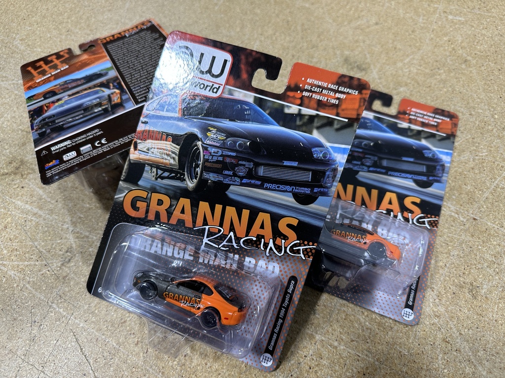 Die-Cast 1/64 Toyota Supra - Orange Man Bad - Grannas Racing