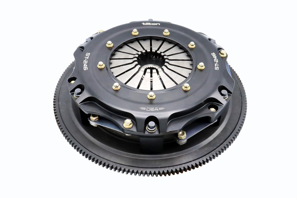 Tilton 55-1001 ST246 Billet Organic Clutch and Flywheel Kit for Coyote engines