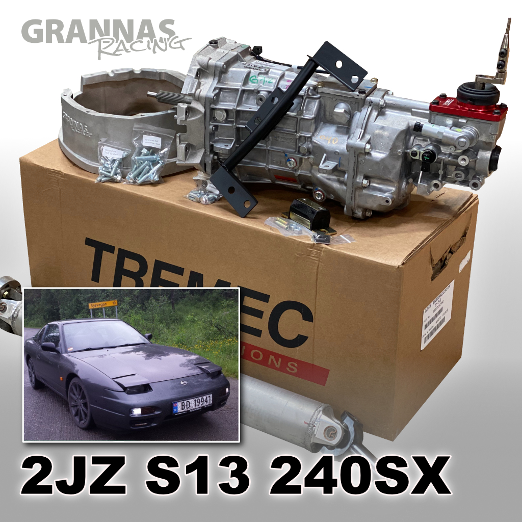 Nissan 240SX S13 T56 Magnum-F 6-speed manual swap kit (2JZ SWAPPED