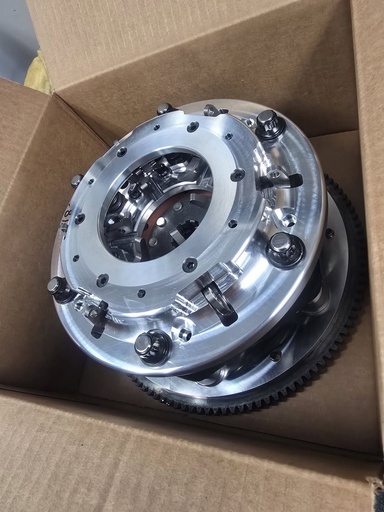 [EZM-2JZ-ADJ-TRIPLE-LOCKUP] 2JZ Triple Disc Adjustable EZ Clutch Kit with LOCKUP levers