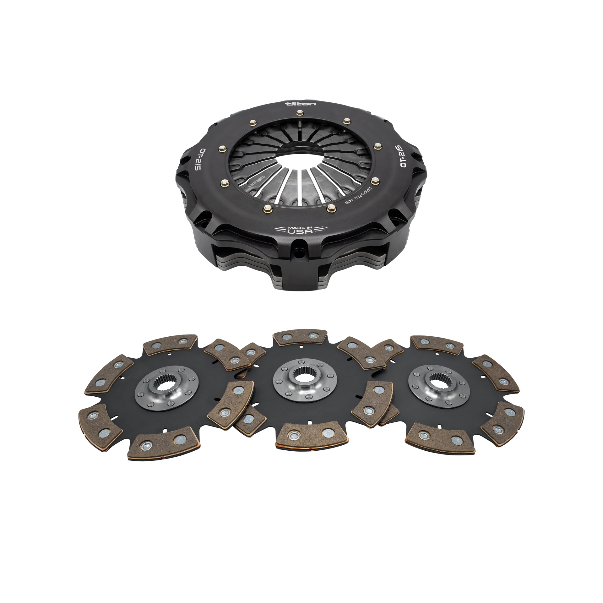 Honda K-Series Tilton OT215 Clutch Kit with billet flywheel