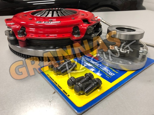 McLeod RXT Twin Disc Cerametallic Clutch Kit with billet 2JZ flywheel