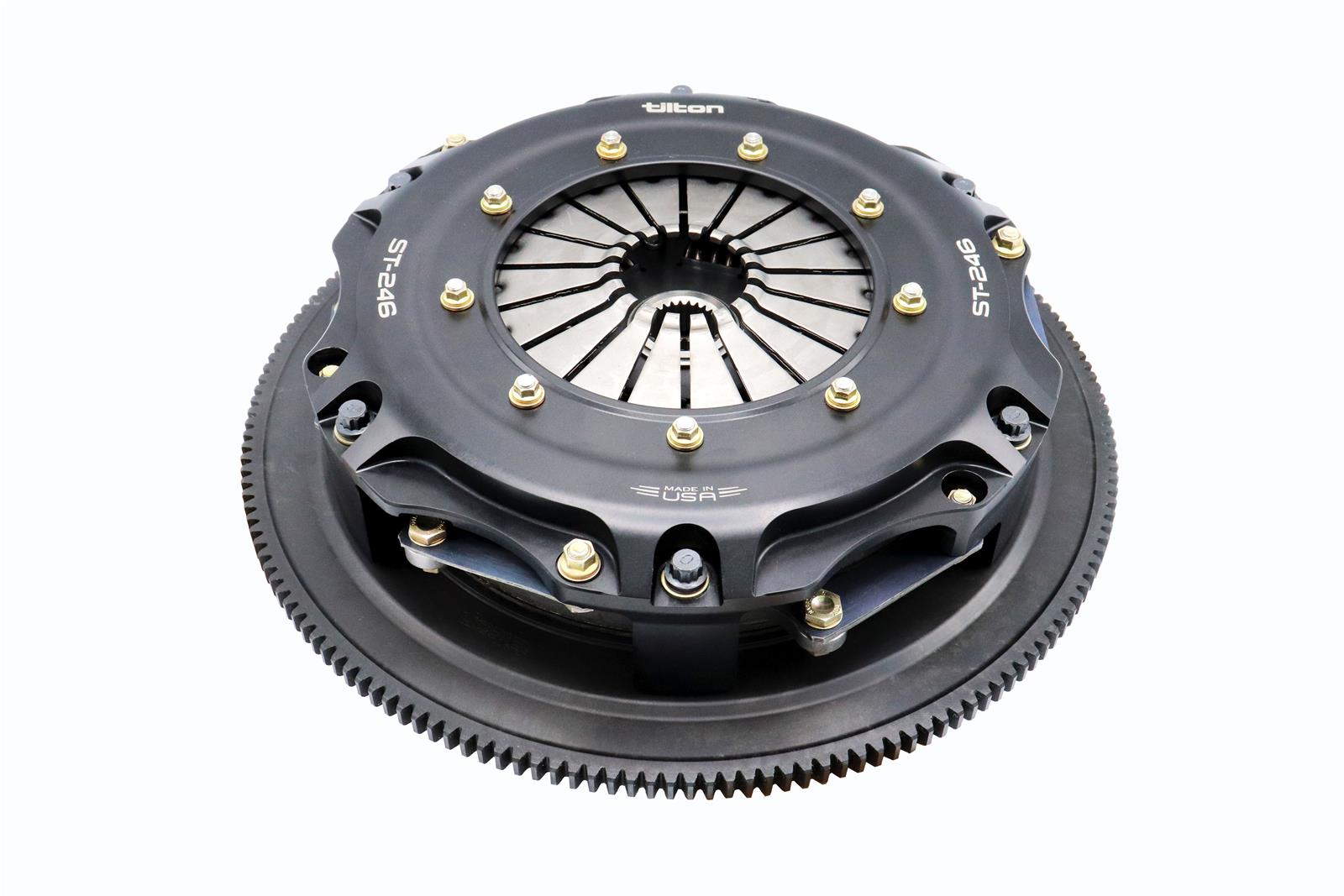 Tilton 55-2001 ST246 Billet Cerametallic Clutch and Flywheel Kit for Coyote engines