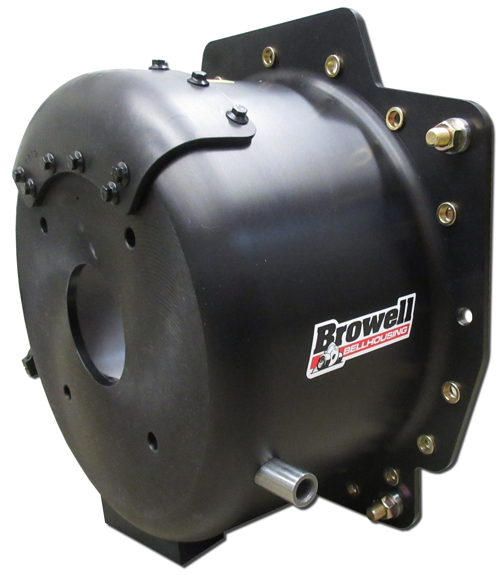 Browell 2JZ T56 Aluminum Bellhousing Titanium liner, midplate, and